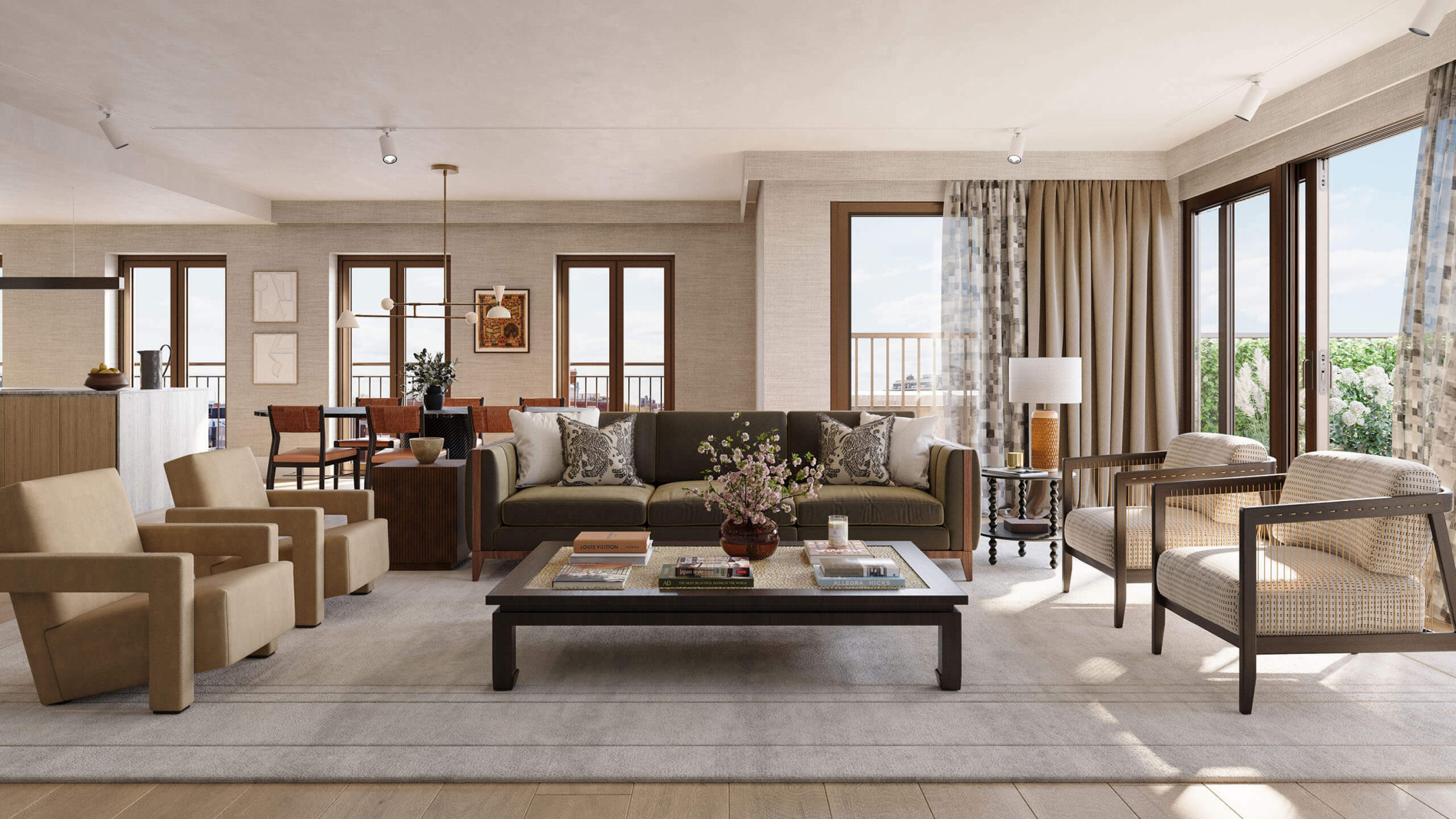 Georgian London has inspired the interiors at 100 George Street